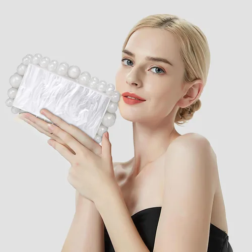 Miniatura 7 de Bolso de noche dorado, bolso de mano geométrico de noche, bolsos dorados metálicos, bolsos de noche para bodas, fiestas y noches formales