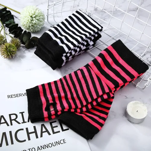 Miniatura 4 de Juego de 4 pares de calcetines largos a rayas para mujer