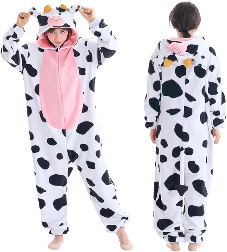 Pijama unisex de animal para adultos, para Halloween, cosplay, mujeres, niñas, hombres y niños, ropa de dormir para el hogar