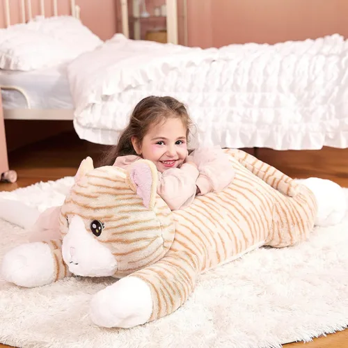Miniatura 4 de IKASA Animal de Peluche de Gato Grande Juguete de Peluche, Gatito Gigante Lindo Juguetes Suaves Jumbo, Peluche Enorme de Gran Tamaño Peluche