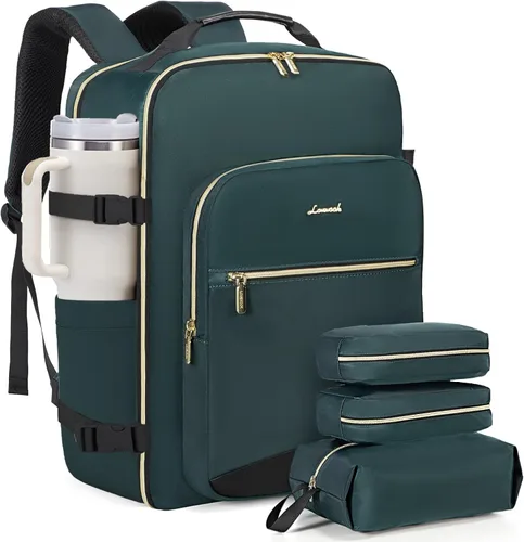 Miniatura 23 de LOVEVOOK Mochila de viaje para llevar a bordo, Mochilas de viaje