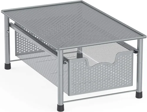 Cajón deslizante apilable Plata