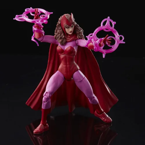Miniatura 2 de Marvel Legends Series Scarlet Witch - Figura de acción de embalaje retro de 6 pulgadas, 4 accesorios
