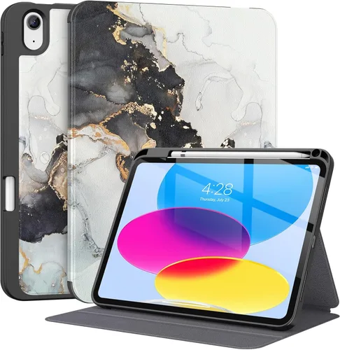 Miniatura 16 de Supveco Funda para iPad (A16) de 11ª generación de 11 pulgadas (2025), iPad de 10.9 pulgadas (2022) con soporte para lápiz, funda de alta calidad
