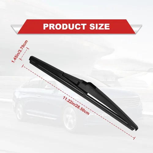 Miniatura 2 de Limpiaparabrisas trasero de 11 pulgadas (11-A) de repuesto para Jeep Grand Cherokee 2014-2022/Chevy HHR 06-11/KIA Rio 2012-2022 Sorento 10-15 Soul