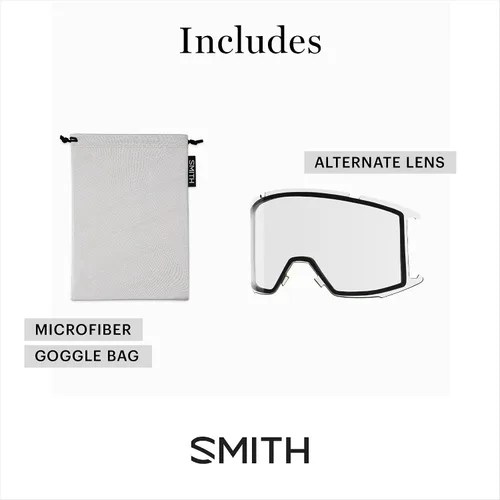 Miniatura 7 de Smith Optics Squad - Gafas de esquí y snowboard para invierno Alpine Green Vista Chromapop Sun Espejo Platinum