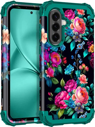 Miniatura 23 de Rancase Compatible con Galaxy A16 5G Funda, Protección Resistente a los Golpes de Tres Capas de Servicio Pesado Parachoques de Plástico Duro + Funda