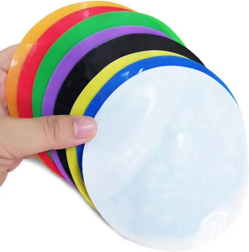 Miniatura 2 de Juego de 3, agarre de silicona para frascos, almohadillas multiusos para abrebotellas y tapas de botellas, posavasos redondos de cocina (blanco)