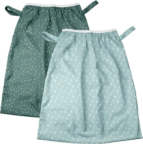 Miniatura 6 de Mama Koala Pañales de tela para bebé 3.0 con paquete de 6 insertos, con 2 unidades de forro reutilizable para cubos