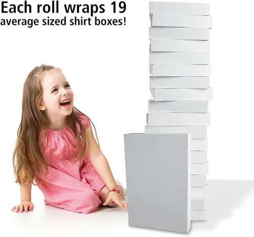Miniatura 4 de Rollos de papel de regalo navideño Current, envoltura de regalo navideña premium de bosque navideño, rollo jumbo de 23 pulgadas x 32 pies, 61 pies