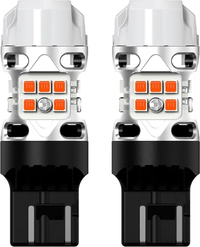 Miniatura 9 de LASFIT PWY24W Bombillas LED de señal de giro PW24W Resistencia integrada Canbus sin errores, extremadamente brillante, intermitente ámbar/amarillo