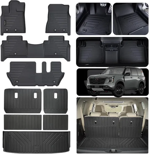 Miniatura 25 de Alfombrillas para Ford F-150 F150 SuperCrew/Crew Cab 2010-2014, forro de piso de ajuste personalizado todo clima de alta resistencia para accesorios