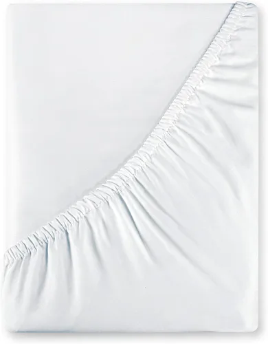 Miniatura 39 de ROYALE LINENS Sábana bajera ajustable de 300 hilos 100% algodón peinado de fibras largas, tamaño Queen, sábana inferior súper suave con bolsillo