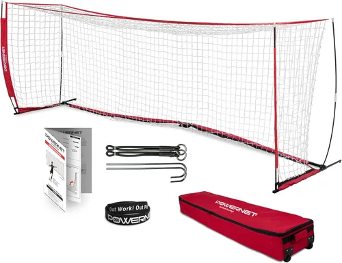 Miniatura 12 de PowerNet Soccer Goal for Backyard, 3Mx2M / 6x4 / 8x4 / 12x6 / 14x7 /18.5x6.5 / 21x7 / 24 x 8 Portable Soccer Net, Sports & Outdoors Training