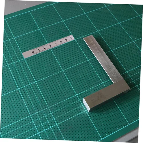 Miniatura 4 de OSALADI Regla de metal pegatinas de acero inoxidable, regla de acero inoxidable, regla de trabajo de acero inoxidable, cinta métrica, cinta métrica