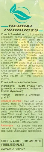 Miniatura 7 de Hesh Herbal Amla Powder 100GM 3.5 oz Polvo de hierbas 100% natural