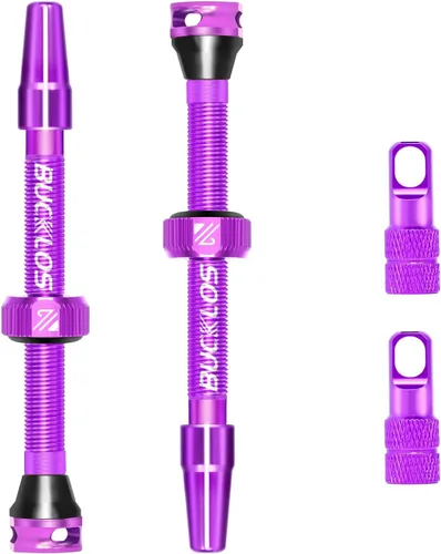 Miniatura 12 de BUCKLOS Vástago de válvula Presta sin cámara 40/44/55/60/65/80/100 mm, kit de vástago de válvula con herramienta de extracción de núcleo para Varios