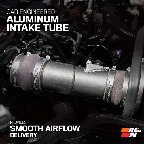 Miniatura 5 de K&N Sistema de admisión de aire frío: Filtro de aire de alto flujo, aumenta el rendimiento y la aceleración: Compatible con Acura/Honda 2023-2025