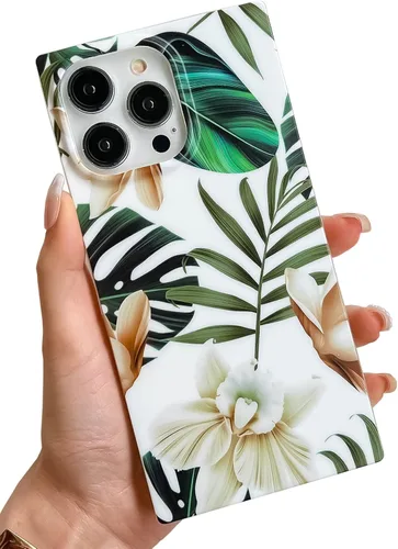Miniatura 9 de Elegante Funda con Concha de Madre Perla para Niña Compatible con iPhone 14 de 6.1 Pulgadas, Funda Rectángulo con Borde, Elegante y delgada