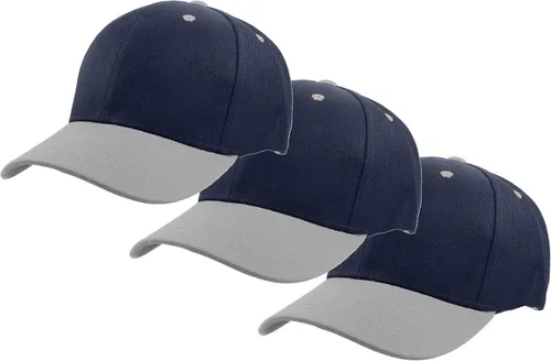Miniatura 92 de Gelante - Gorra lisa de béisbol ajustable con correa trasera (3 unidades)