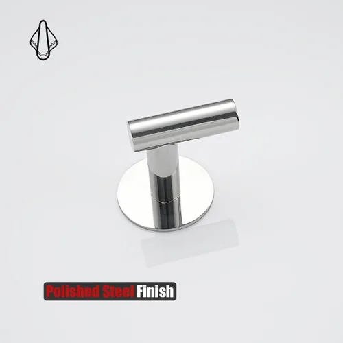 Miniatura 7 de JQK ATH110-CH-P2 - Gancho de pared autoadhesivo para toallas, cromado, sin taladro, para baño, cocina, garaje, paquete de 2, acero inoxidable 304