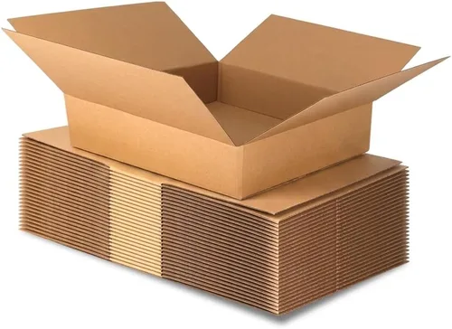 Miniatura 21 de Cajas de envío con embalaje de 8 x 6 x 4 pulgadas, cajas de cartón corrugado pequeñas de kraft para mudanzas, envíos por correo, 25 unidades 25