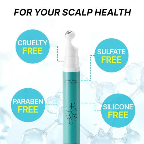 Miniatura 7 de GROWUS Suero Terapia Booster de Recuperación 15ml (0.507 Fl oz), Suero para el Cuero Cabelludo para Línea de Cabello Retraída, Apoya Cabello Más