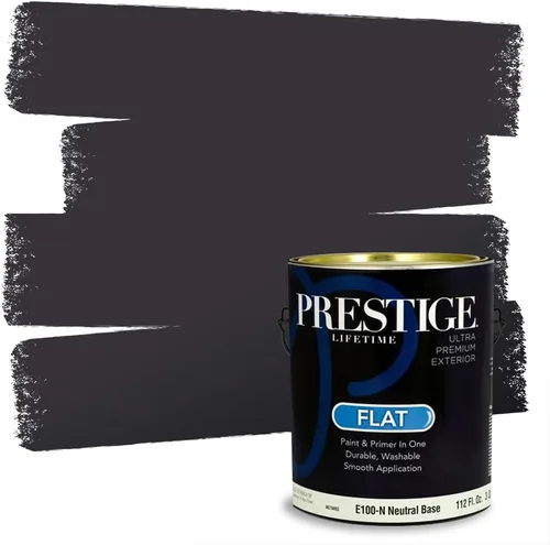 Miniatura 121 de Prestige Paints - 2 en 1, pintura base y pintura de exterior, P500-N-SW7020 SW6991-PCM