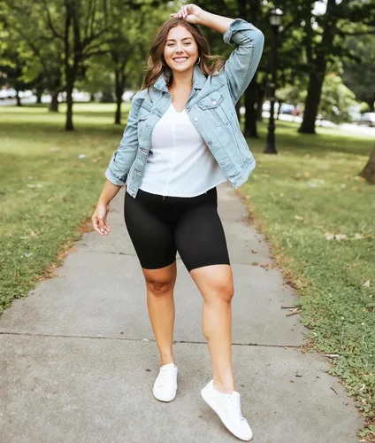 Miniatura 3 de NEW YOUNG Paquete de 3 pantalones cortos de ciclismo de talla grande con bolsillos para mujer, pantalones cortos de entrenamiento de cintura alta