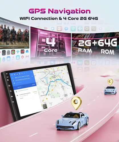 Miniatura 4 de Estéreo de coche Android de 9 pulgadas 2G+64G para Ford F150 SVT Raptor 2009-2012 Recorte bajo inalámbrico CarPlay Android Auto pantalla táctil