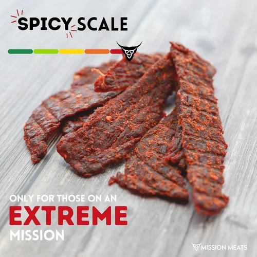 Miniatura 4 de Delicioso charqui de tocineta real sin curar, charqui hecho a mano en pequeños lotes, Kickin' Sriracha, MSG, libre de nitratos y nitritos