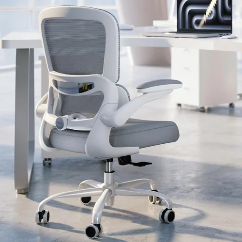 TRALT Silla de oficina – Silla de escritorio ergonómica con soporte lumbar ajustable, silla de computadora de malla, sillas ejecutivas para oficina
