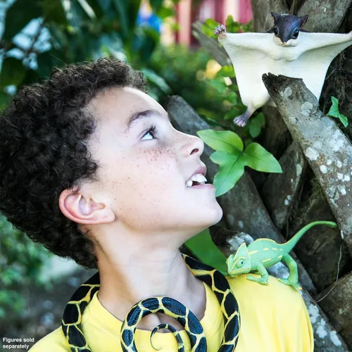 Miniatura 7 de Safari Ltd. Figura de ardilla voladora – Figura detallada de modelo de plástico de 6.5 pulgadas – Divertido juguete educativo para niños, niñas