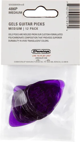 Miniatura 5 de Dunlop 486PMD Gels™, morado, mediano, paquete de 12/para jugador