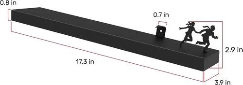 Miniatura 3 de Artori - Estante flotante de papel higiénico – Decoraciones de pared de baño, soporte de papel higiénico de pared inclinado, organizador