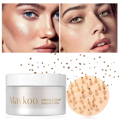 Miniatura 8 de Sello de pecas natural como pecas para maquillaje de pecas falsas, cojín impermeable de larga duración, secado rápido, obtén estrellas besadas por