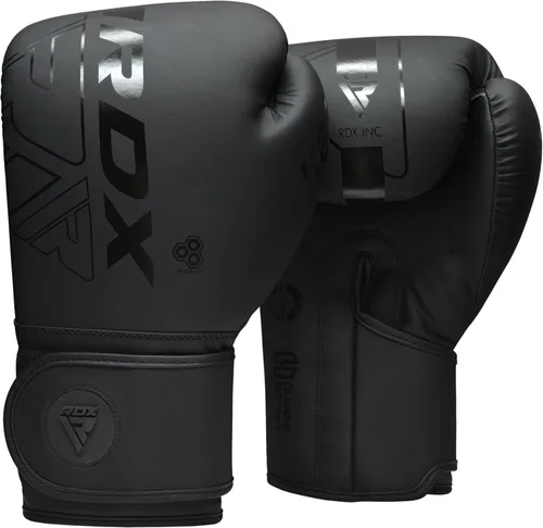 RDX Guantes de Boxeo para Niños Sparring y Muay Thai Maya Hide Leather, Guante de Entrenamiento Junior Kara Patente Pendiente para Kickboxing, Saco