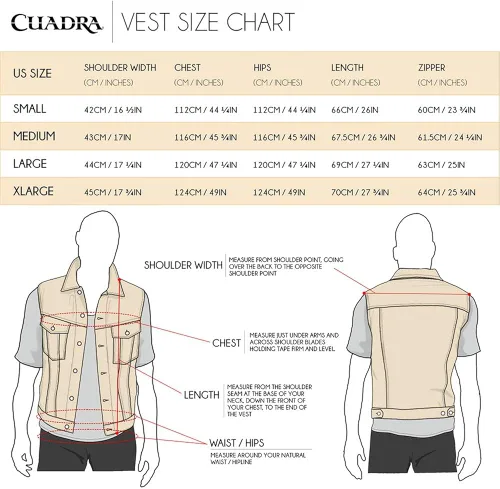 Miniatura 6 de CUADRA Chaleco reversible para hombre en piel auténtica