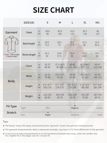 Miniatura 6 de ARSUXEO Camiseta de ciclismo de manga corta para hombre, para bicicleta, MTB Bike 636
