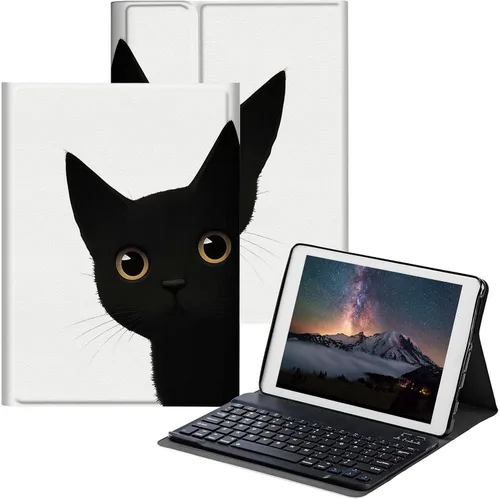Miniatura 15 de Funda para Samsung Galaxy Tab S6 Lite 2022/2020 con teclado inalámbrico desmontable y soporte ajustable para proteger la tableta para Samsung Galaxy