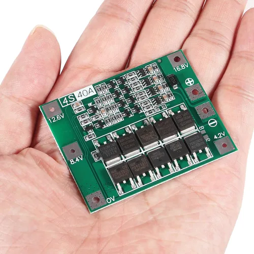 Miniatura 7 de 6 unids mejorado 4S 40A 16.8V 18650 batería de litio placa de protección PCB BMS cargador protección circuito equilibrio módulo de carga