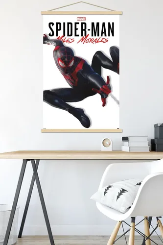 Miniatura 5 de Trends International Marvel Comics Miles Morales - Póster de pared con marco magnético