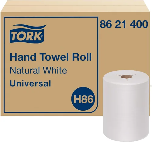 Miniatura 13 de Tork Rollo de Toallas de Papel Natural – Rollo Universal para Manos, Toallas de Papel Natural con Tejidos Marrones hechas de 100% Fibra Reciclada, 6