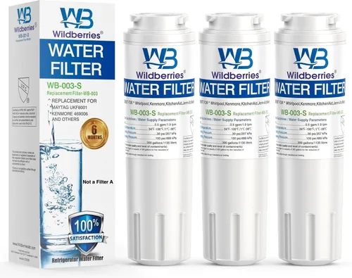 Miniatura 9 de Wildberries Filtro de agua para refrigerador UKF8001 4 de repuesto para Whirlpool®, EveryDrop® EDR4RXD1, WHR4RXD1, 4396395, WRF535SWHZ00 a