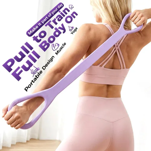 Miniatura 2 de Bandas de resistencia Figura 8 Bandas de ejercicio para mujer, bandas elásticas para entrenamiento, brazo, espalda, entrenamiento de hombro cuerdas