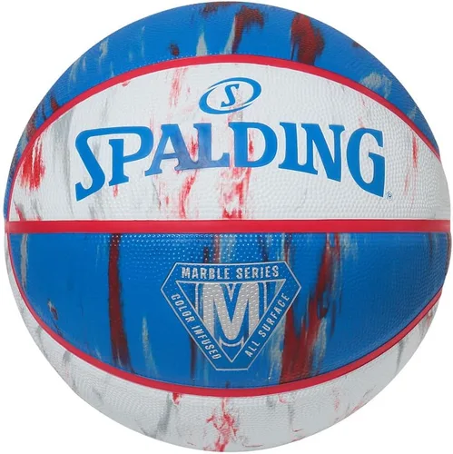 Miniatura 4 de Spalding Baloncesto Basic No. 7 - Mármol de goma Azul
