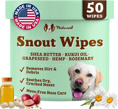 Miniatura 12 de Toallitas para Orejas de Perro Naturales (50 Unidades) Limpiador Higiénico para Orejas de Perro Infundido con Aceites Esenciales, Reduce el Olor
