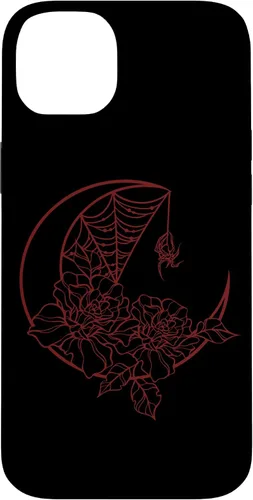 Miniatura 14 de Goth Y2K Alt Fairy Grunge Emo Flower Rose Web Spider Moon Case for iPhone 17