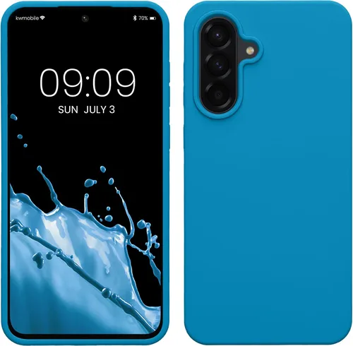Miniatura 21 de kwmobile Funda Compatible con Samsung Galaxy A14 5G - Funda de teléfono de TPU y silicona con acabado suave - Verde Lima