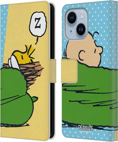 Miniatura 205 de Head Case Designs Funda de piel con licencia oficial de Peanuts Snoopy & Woodstock Balloon Halfs and Laughs para Apple iPhone 7/8/SE 2020 y 2022